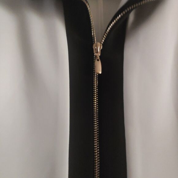 Chico's Collection Blazer Women 2(L) Full Zipper,Elegant,Polyester Spandex Coast - Picture 8 of 9